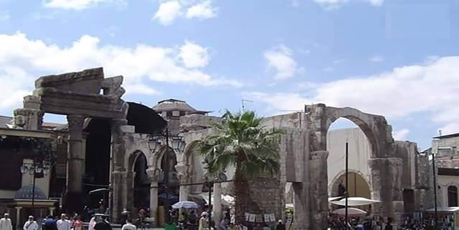 معبد جوبيتور الروماني في دمشق