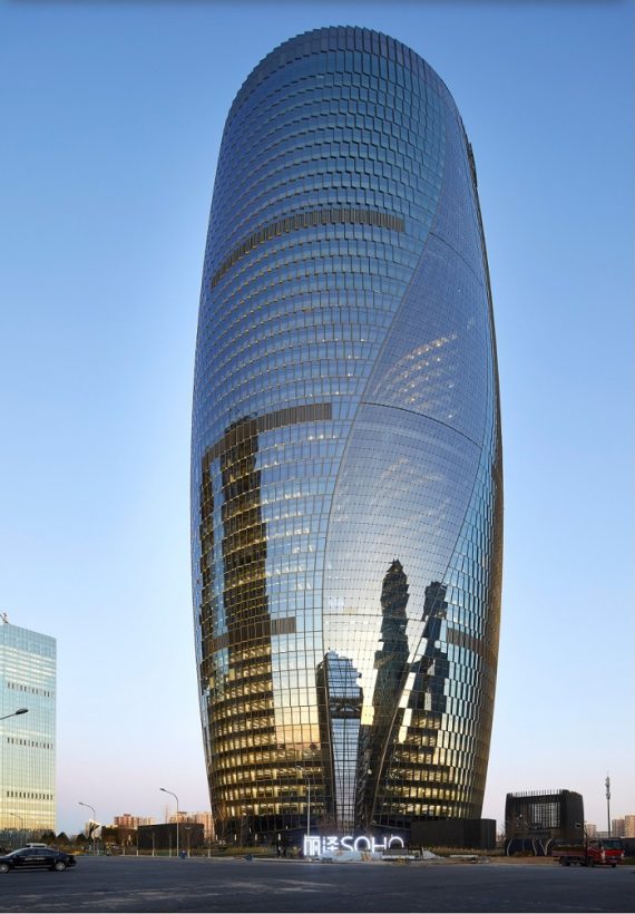 برج ليزا في حي سوهو التجاري في بكين