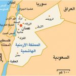 خريطة الاردن