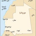 خريطة موريتانيا