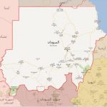خريطة السودان