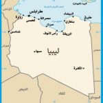خريطة ليبيا